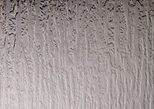 Detail of textured glass door panel