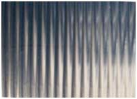 Detail of reeded glass as used in pine door